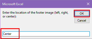 Footer image position