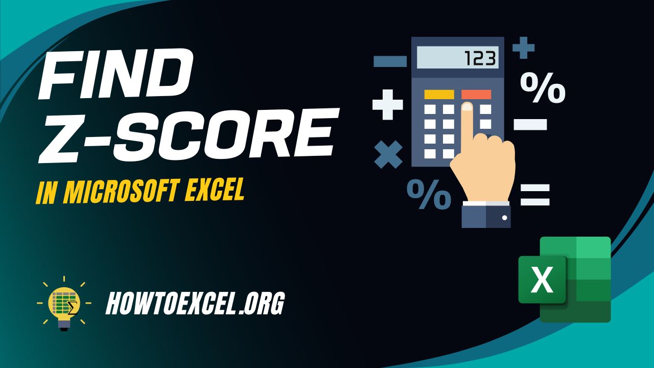 How To Find Z-Score in Excel