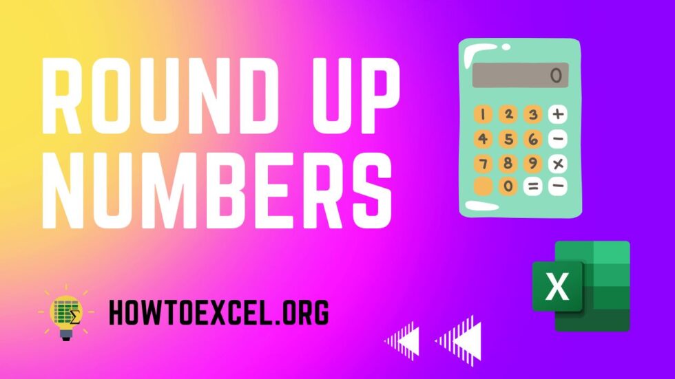 6 Ways To Round to the Nearest Whole Number in Microsoft Excel | How To ...