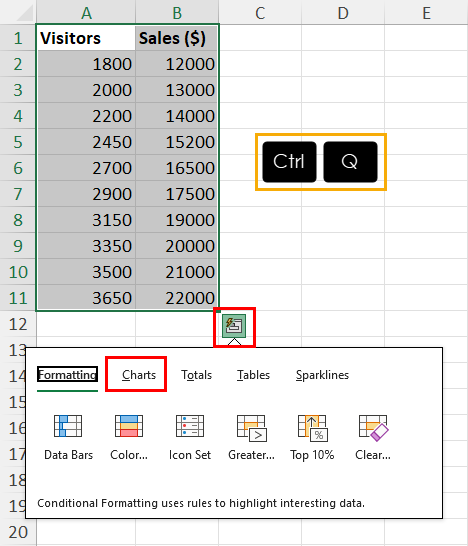 QA tool interface