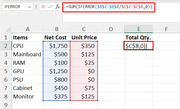 6 Ways To Use IFERROR In Microsoft Excel | How To Excel