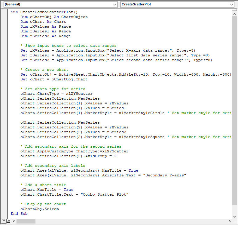 VBA script 2