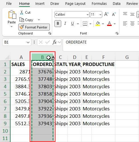 Apply Format Painter