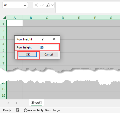 Excel will open a new workbook