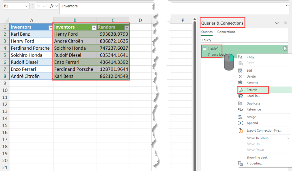 Queries & Connections