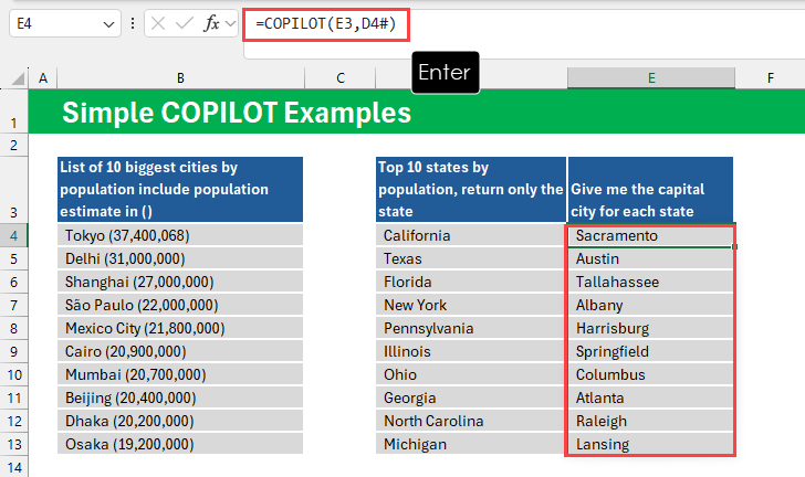 Copilot syntax simple E3